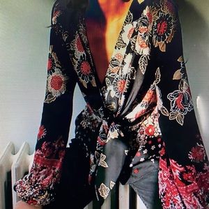 Free people RUN FREE BLOUSE